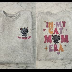 Cat mom shirt cute cat mom era popular